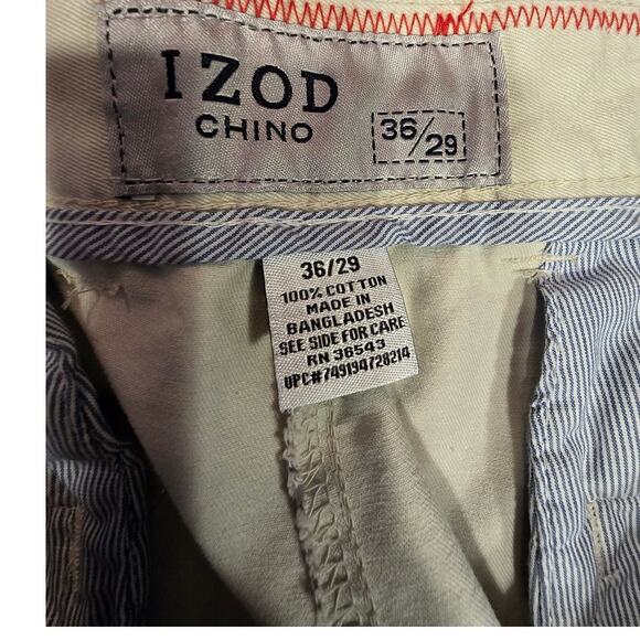 IZOD Chino 36/29 EUC no rips or stains - Picture 7 of 11